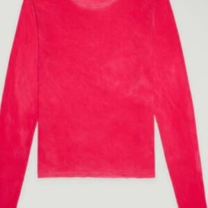 NWTCotton Citizen Long Sleeve Tee in Bright Pink